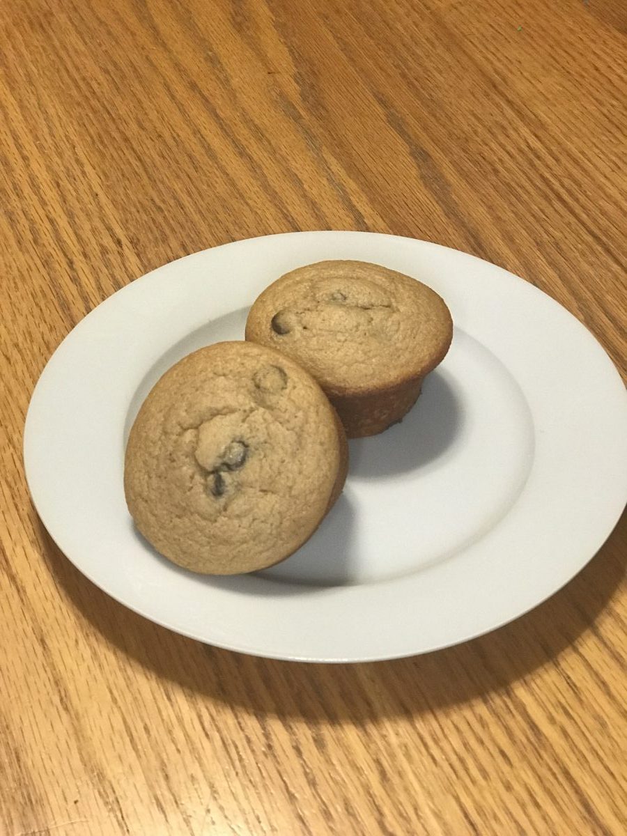 chocolate cherry sorbet muffins